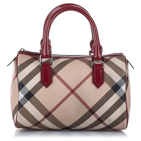 bauletto burberry lampone|Burberry .